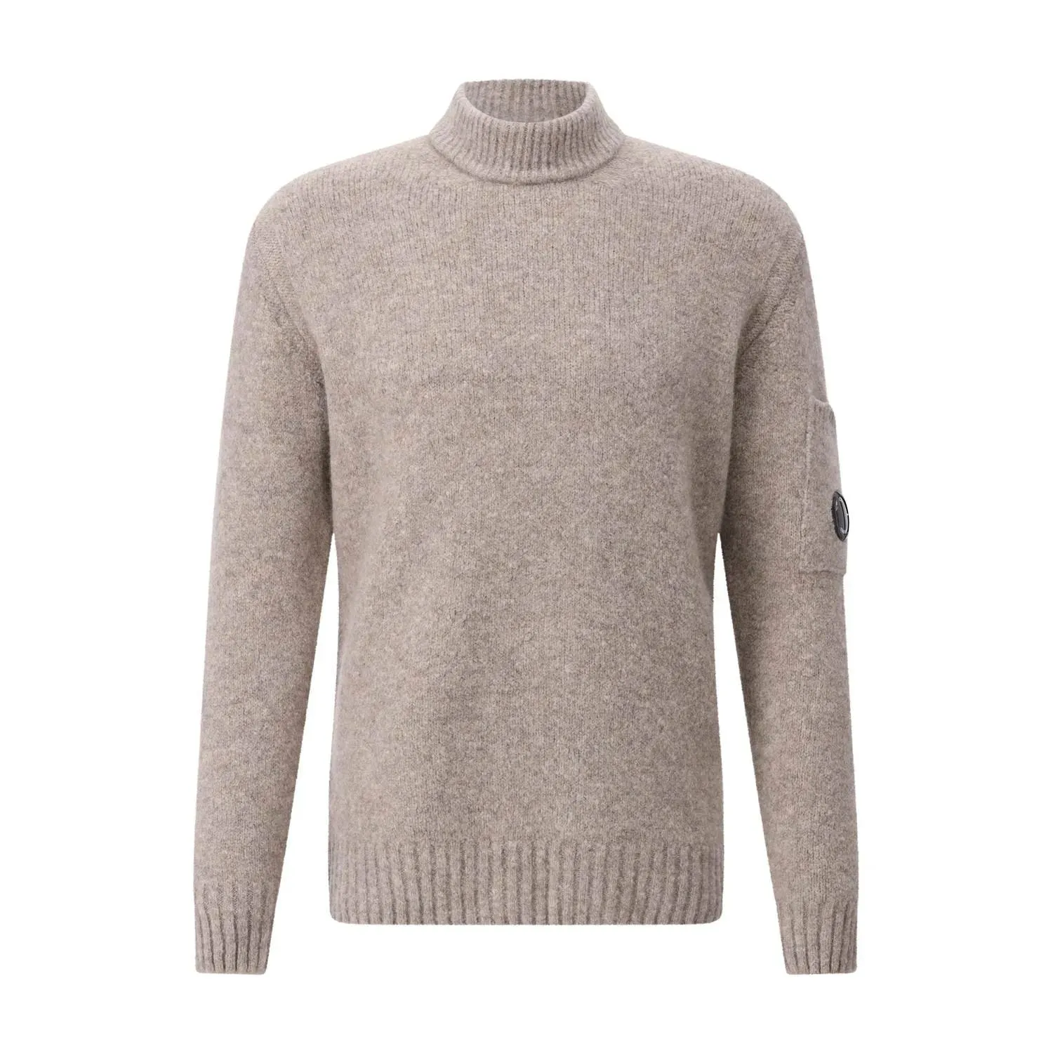 CP Company - Strickpullover mit Stehkragen - Größe XXL - braun CP Company - Strickpullover mit Stehkragen - Größe XXL - braun