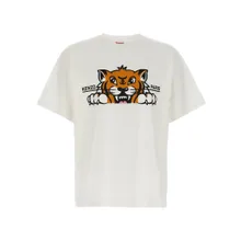 Kenzo - T-Shirts And Polos Beige - Größe M - weiß Kenzo - T-Shirts And Polos Beige - Größe M - weiß