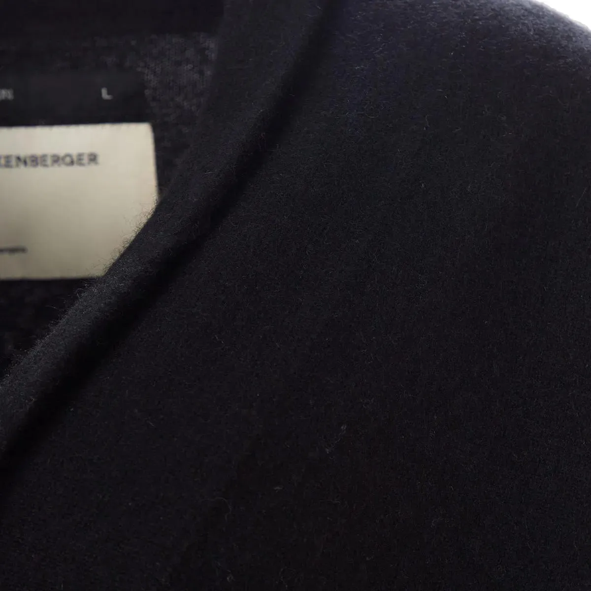 FRENCKENBERGER - Short Cross Cardigan - Größe L - schwarz – Bild 2