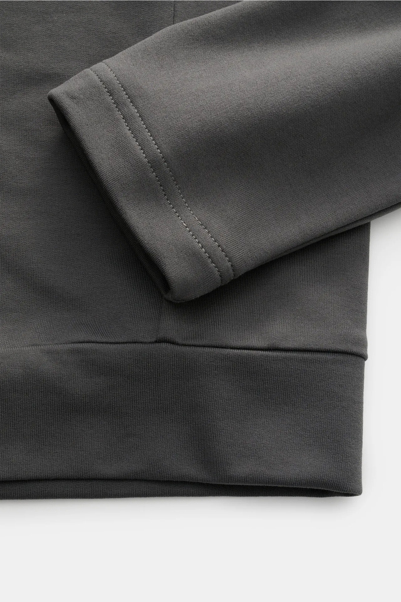 Stefan Brandt - Herren - Rundhals-Longsleeve 'Eder' dunkelgrau – Bild 3