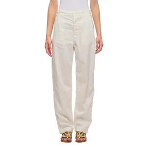 Casey & Casey - Jude Femme Cotton And Linen Pants - Größe XS - weiß Casey & Casey - Jude Femme Cotton And Linen Pants - Größe XS - weiß