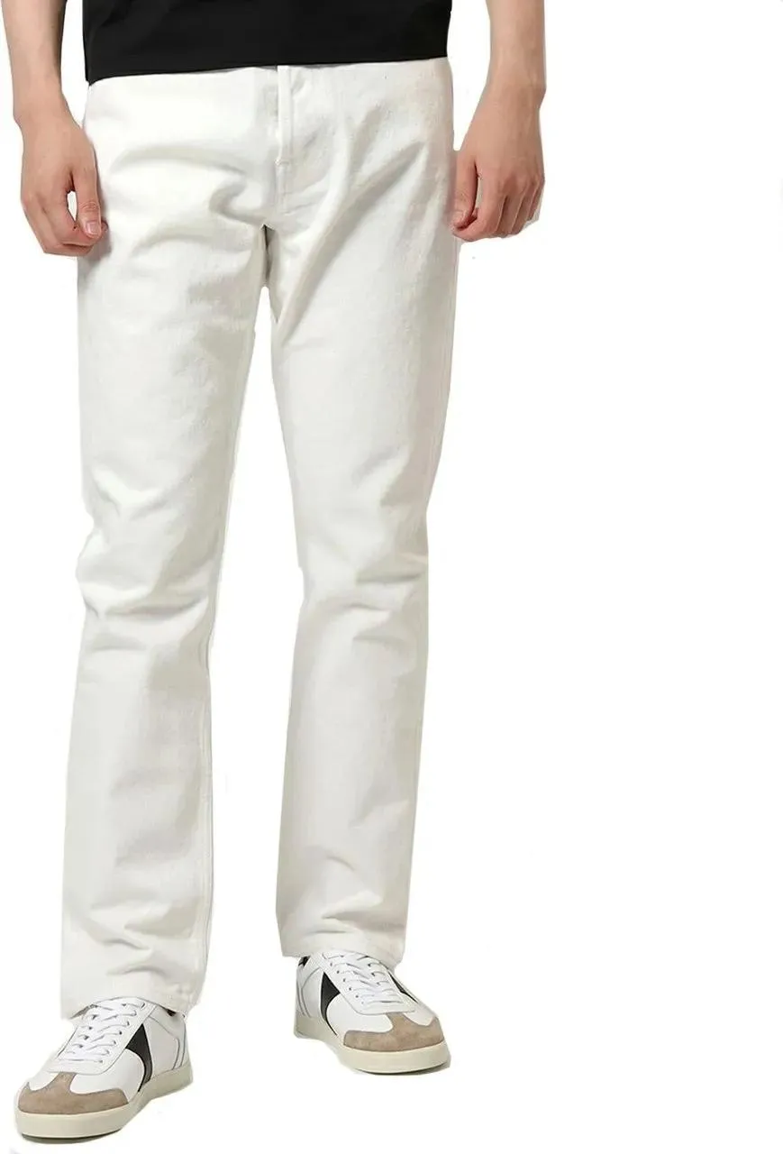 Celine - Classic Straight-Leg White Denim Jeans - Größe 34 - weiß – Bild 2
