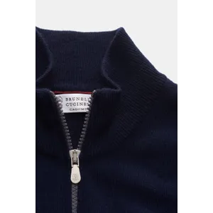 Brunello Cucinelli - Herren - Cashmere Strickjacke navy