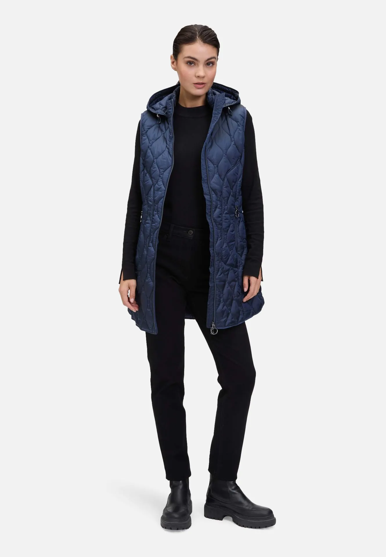 Steppweste mit abnehmbarer Kapuze – Bild 2