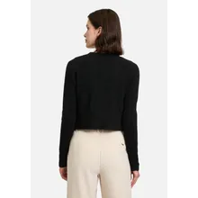 Kaschmir-Strickjacke mit Rippbündchen Kaschmir-Strickjacke mit Rippbündchen