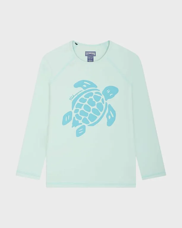 Vilebrequin - Langärmeliger Solid Rashguard Für Jungen - Rashguard - Glassy-y - Blau - Größe 4 Vilebrequin - Langärmeliger Solid Rashguard Für Jungen - Rashguard - Glassy-y - Blau - Größe 4