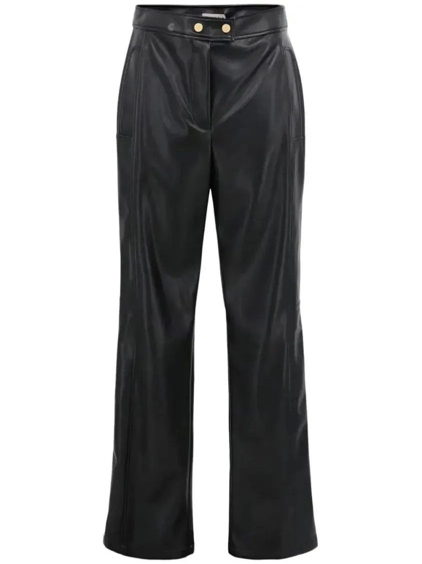 JONATHAN SIMKHAI - Dahlia Straight Leg Pant - Größe 8 - schwarz JONATHAN SIMKHAI - Dahlia Straight Leg Pant - Größe 8 - schwarz