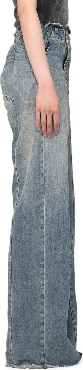 Maison Mihara Yasuhiro - Reconstructed Denim Pants - Größe 42 - blue – Bild 2