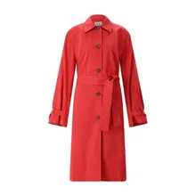 TOTEME - Trenchcoat aus Bio-Baumwolle - Größe 36 - rot TOTEME - Trenchcoat aus Bio-Baumwolle - Größe 36 - rot