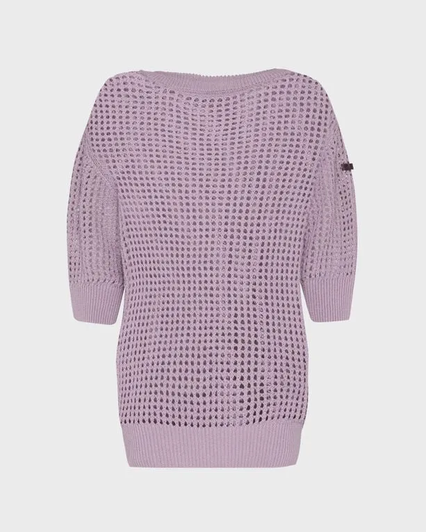 Vilebrequin - Solid Häkelpullover Für Damen - Pullover - Linh - Violett - Größe M Vilebrequin - Solid Häkelpullover Für Damen - Pullover - Linh - Violett - Größe M