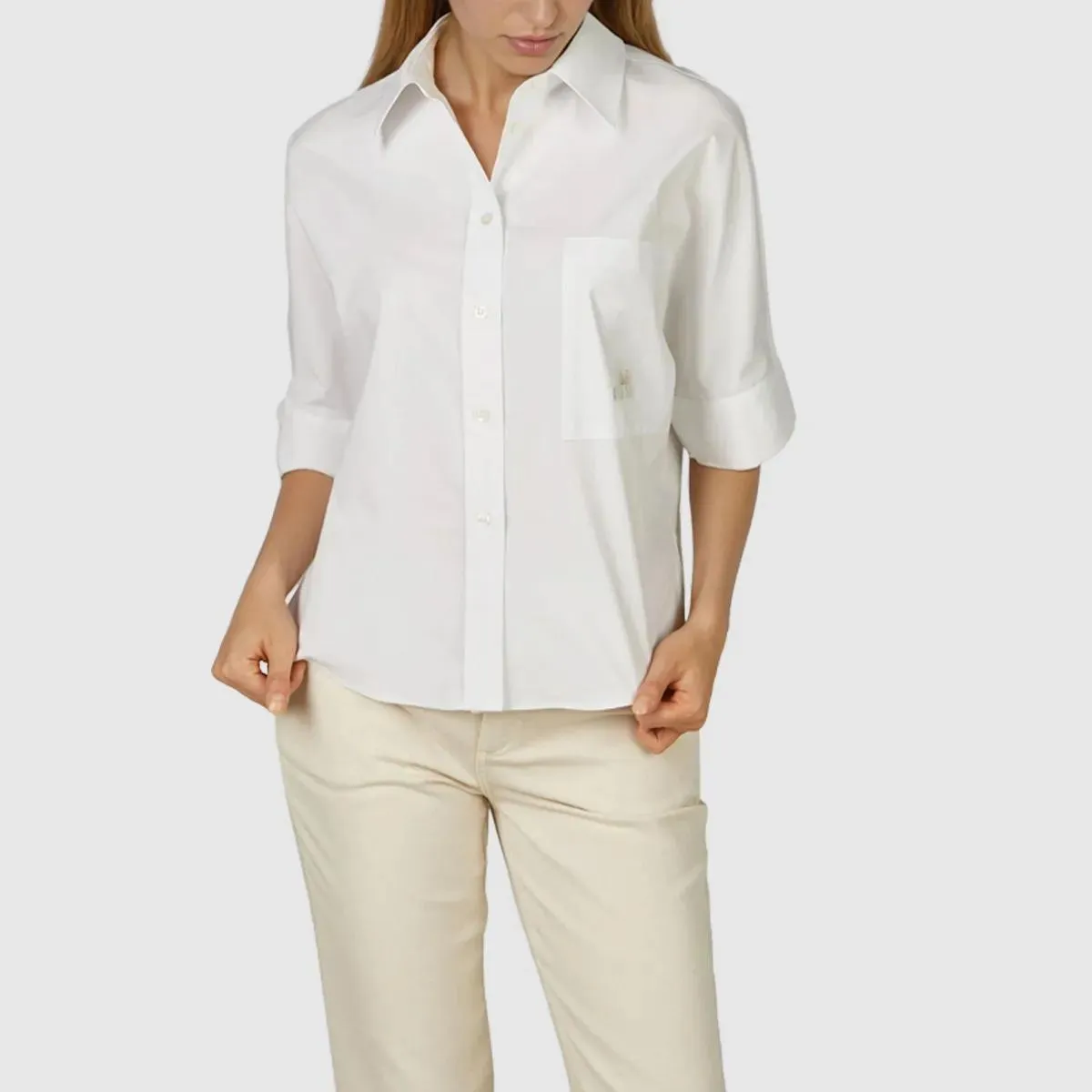 Marc Aurel - Oversize Hemd - Größe 36 - weiß – Bild 4