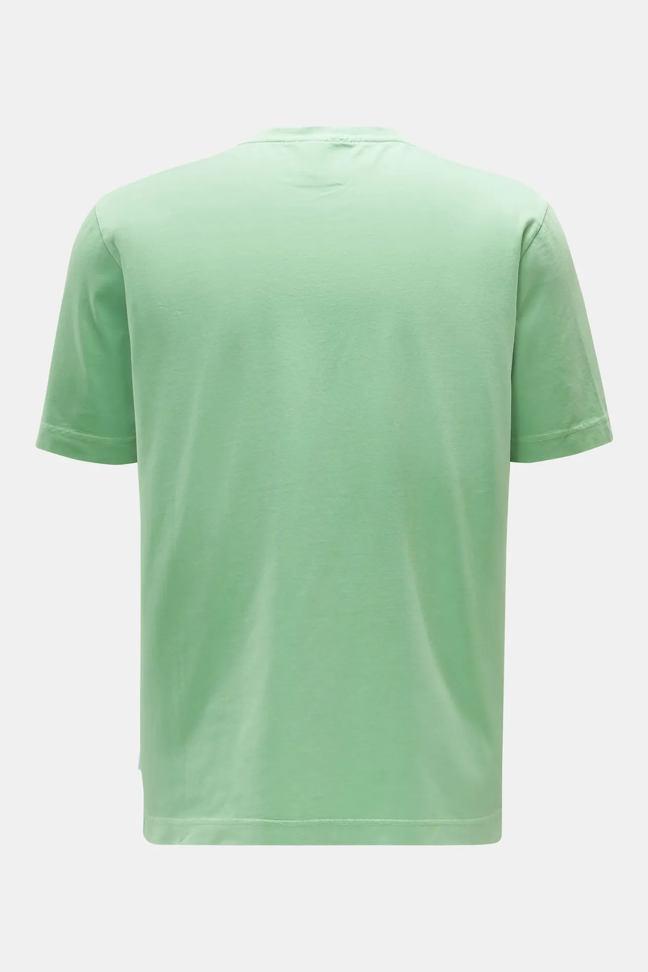 04651/ A trip in a bag - Herren - Rundhals-T-Shirt 'Jersey Tee' hellgrün – Bild 3