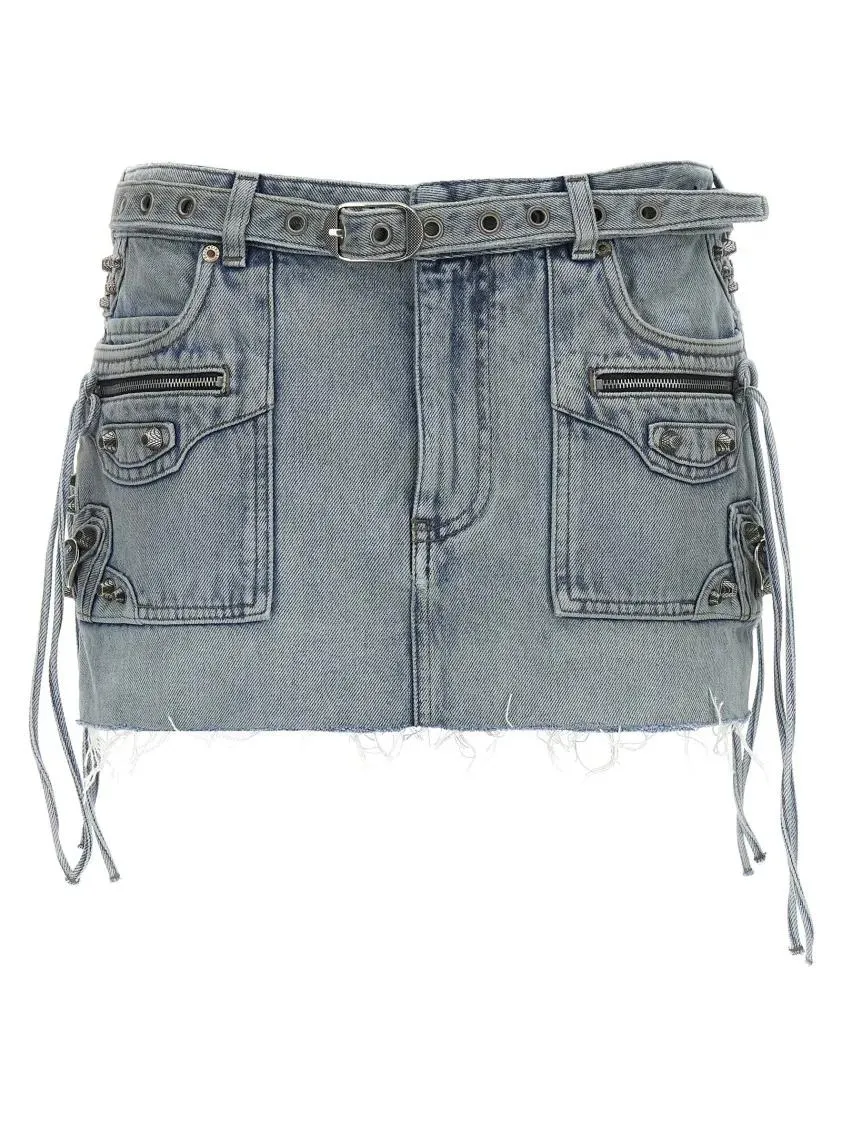 Balenciaga - %27Cagole Mini%27 Skirt - Größe 36 - grau Balenciaga - %27Cagole Mini%27 Skirt - Größe 36 - grau