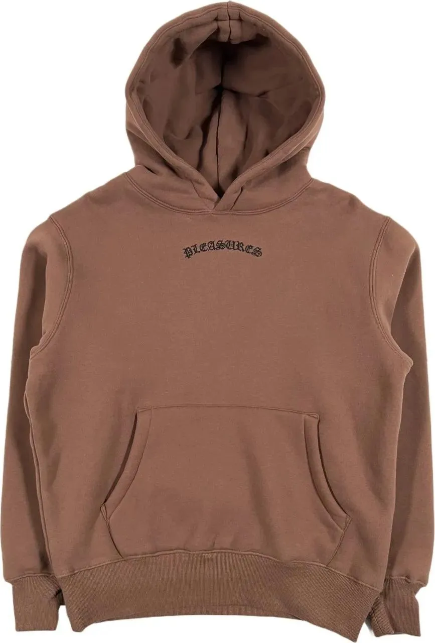 PLEASURES - Brown Neural Hoodie Brown - Größe XL - braun PLEASURES - Brown Neural Hoodie Brown - Größe XL - braun