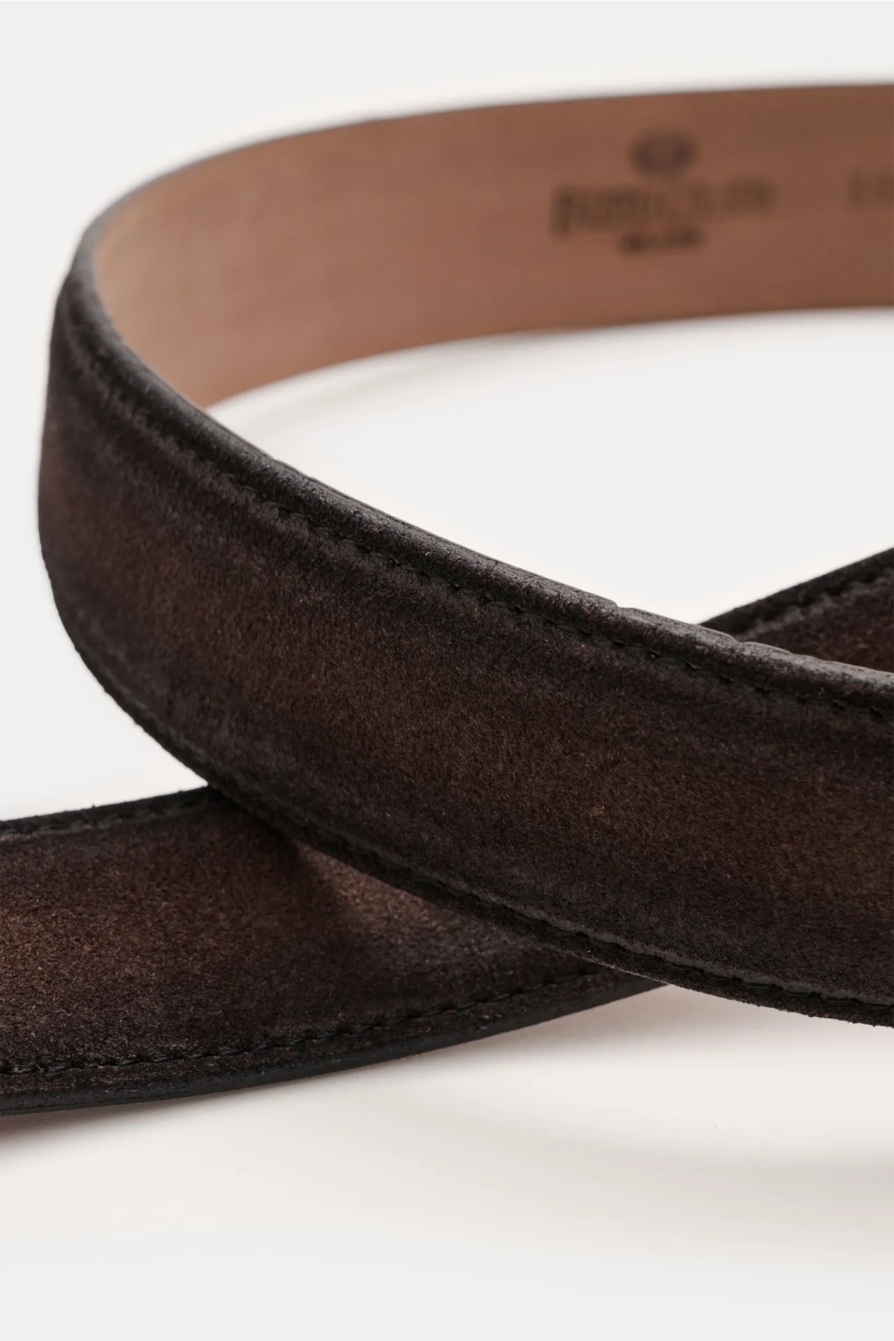 Fausto Colato - Herren - Gürtel dunkelbraun – Bild 4