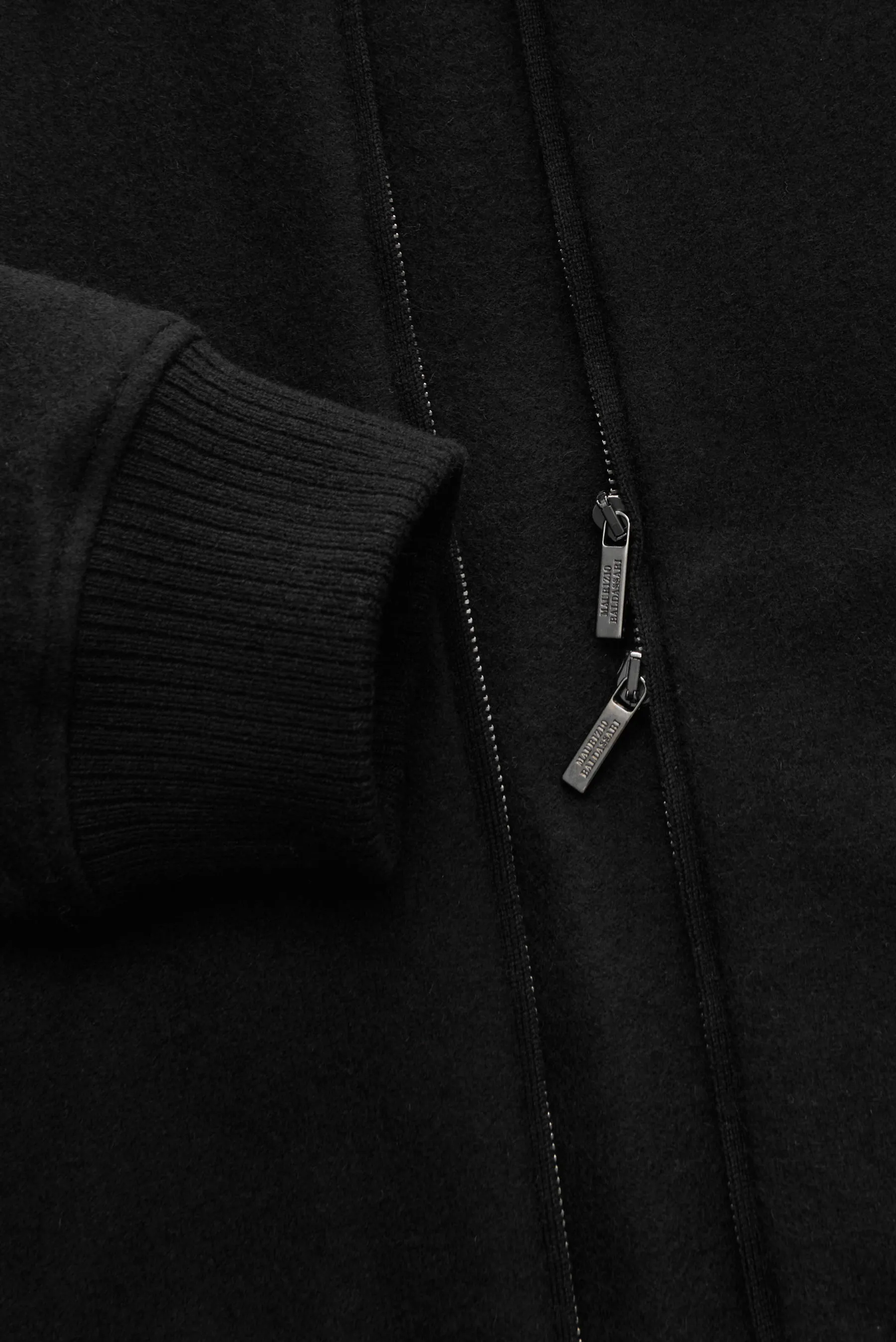 Maurizio Baldassari - Herren - Cashmere Strickjacke schwarz – Bild 4