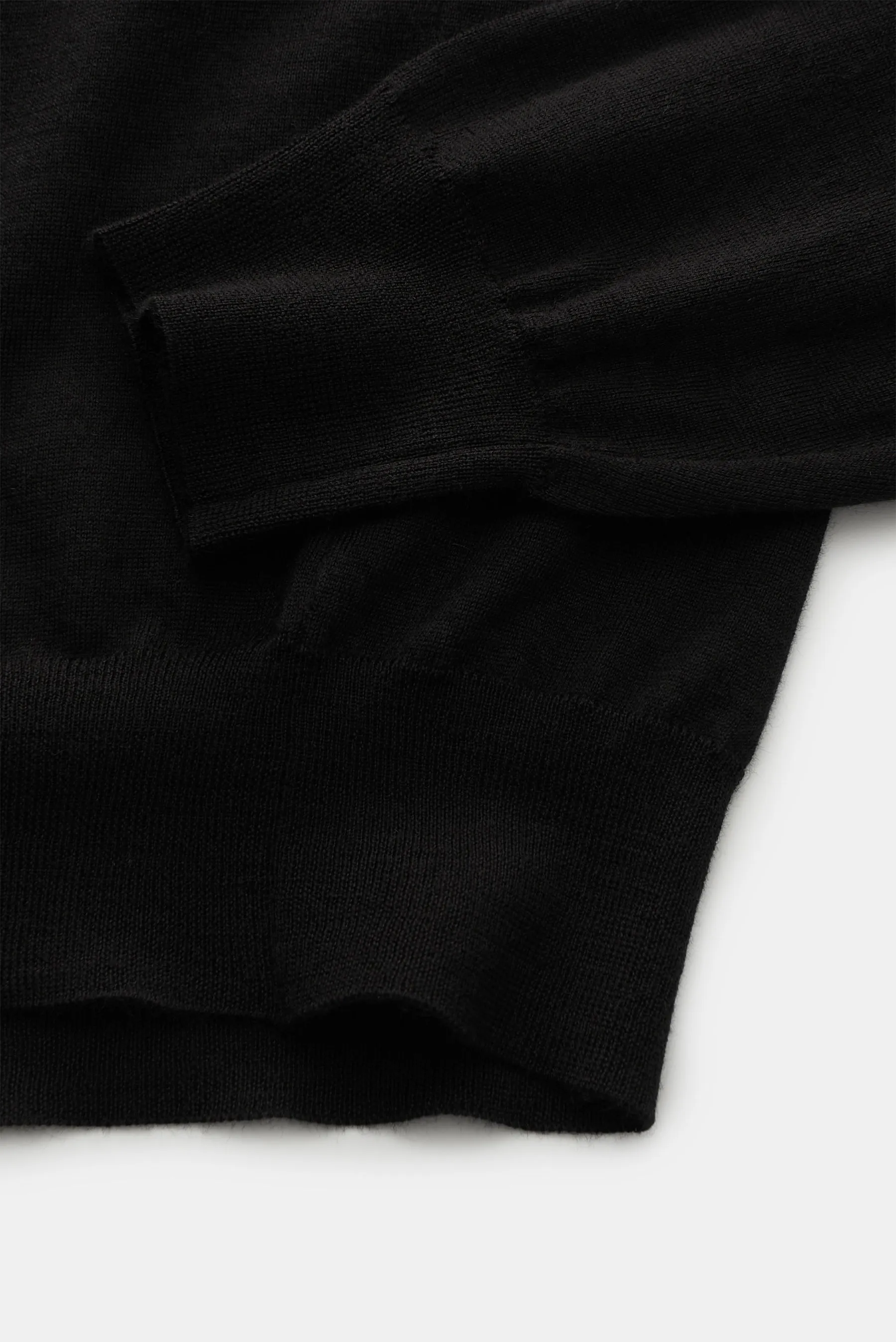Filippo de Laurentiis - Herren - Strickpolo schwarz – Bild 3