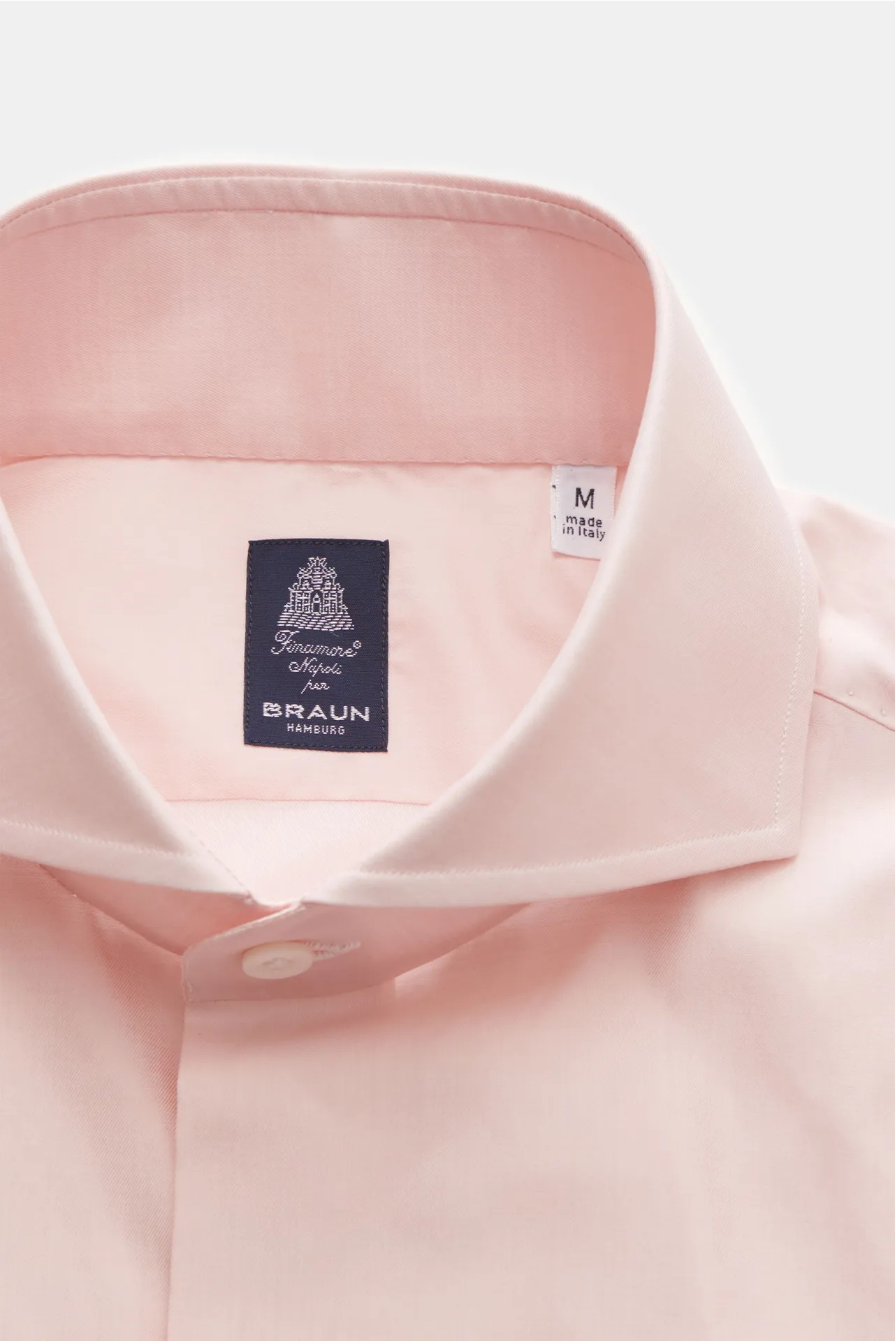 Finamore - Herren - Casual Hemd Haifisch-Kragen 'Sergio Napoli' rosé – Bild 2