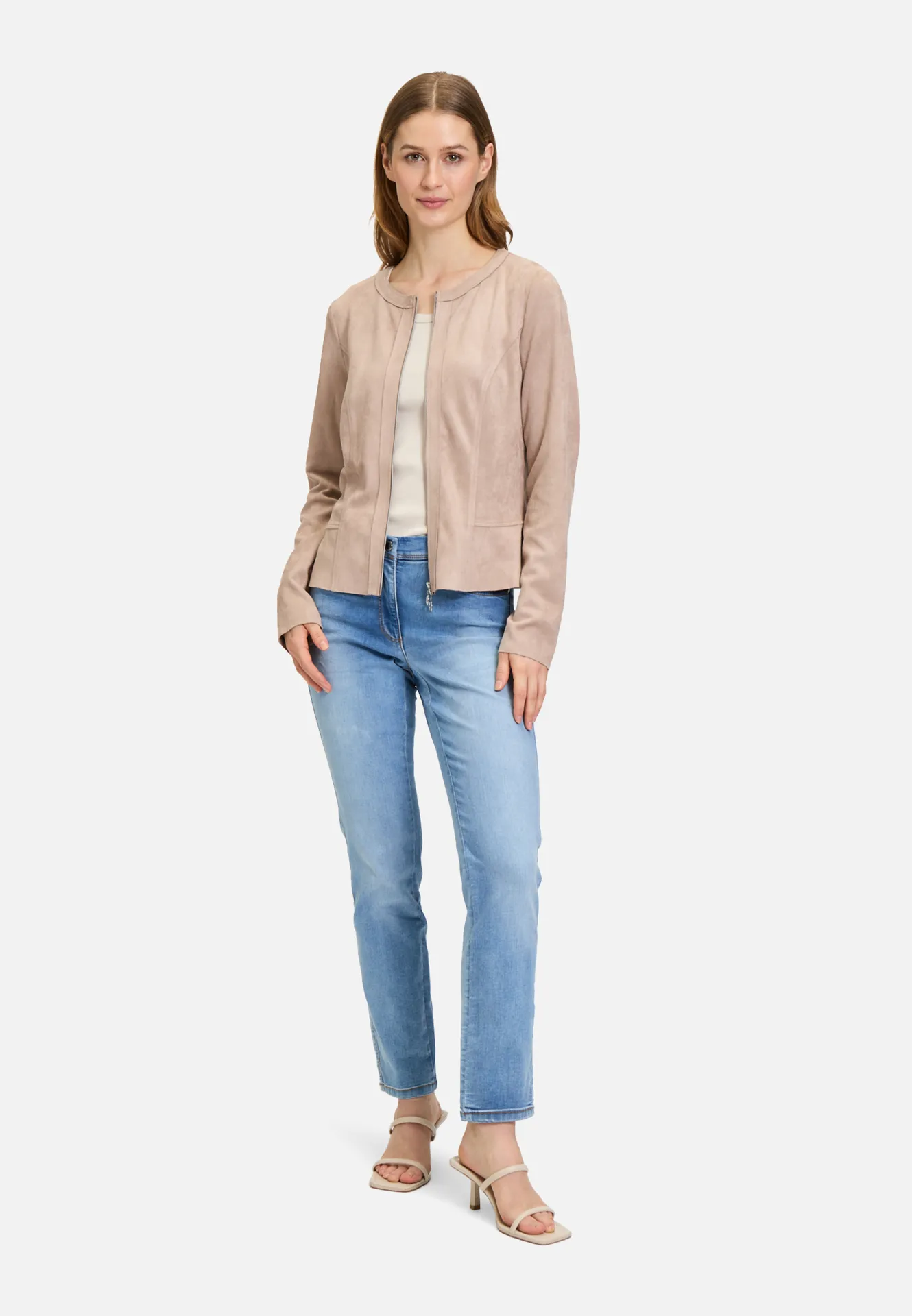 Blazer-Jacke mit Reißverschluss – Bild 2