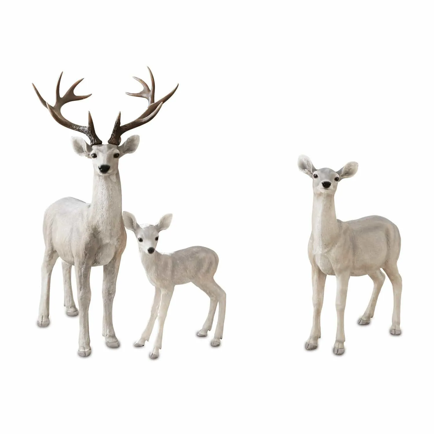 Hirsch mit Reh und Kitz Olsen – Bild 3