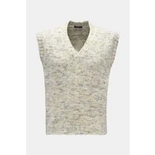 04651/ A trip in a bag - Herren - Pullunder %27Donegal%27 creme/graublau gemustert 04651/ A trip in a bag - Herren - Pullunder %27Donegal%27 creme/graublau gemustert