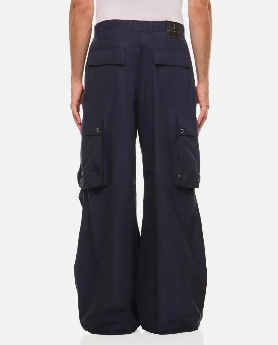 Wooyoungmi - Wide Leg Pants - Größe 50 - blau – Bild 3