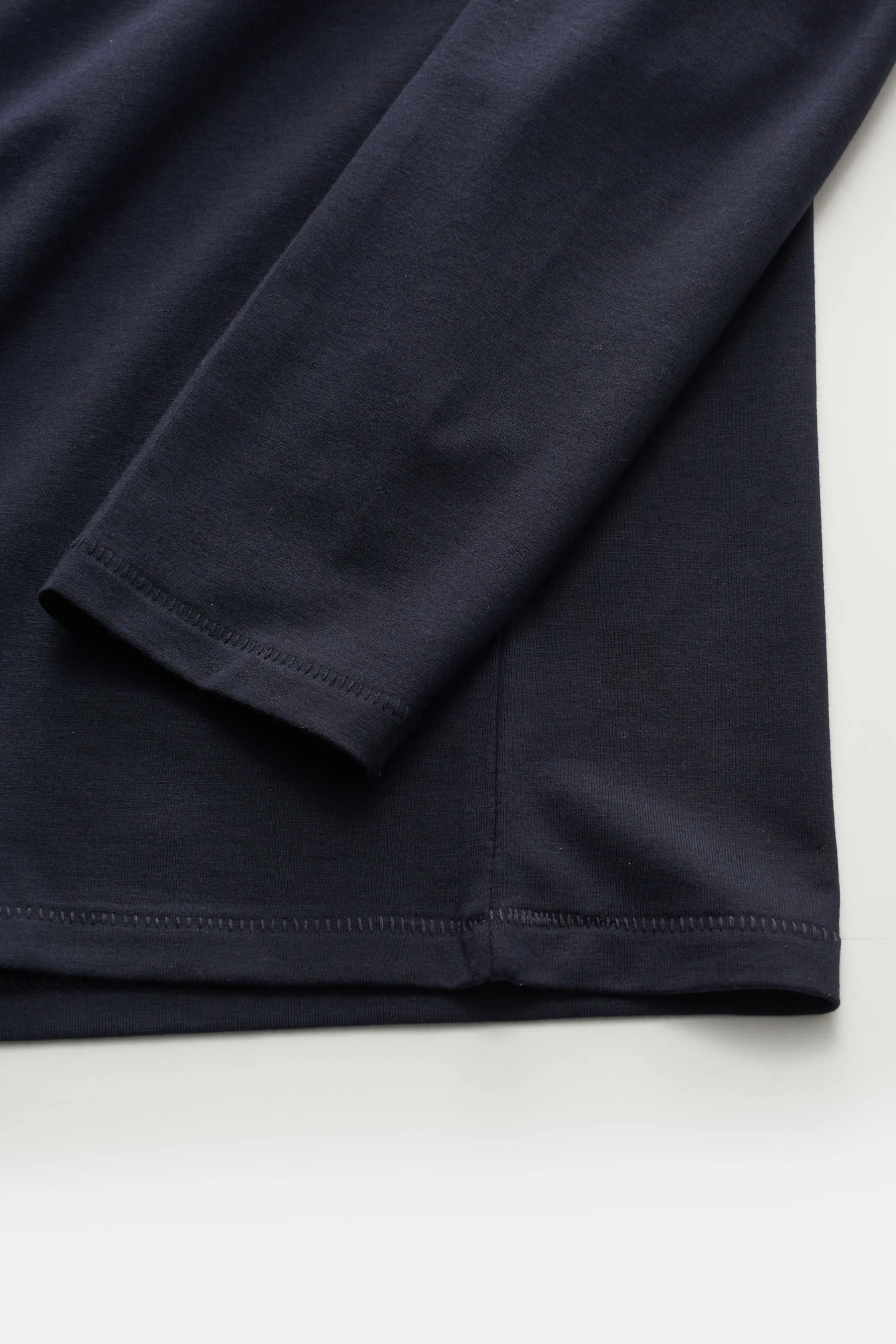 Kiefermann - Herren - Rundhals-Longsleeve 'Emil' navy – Bild 3