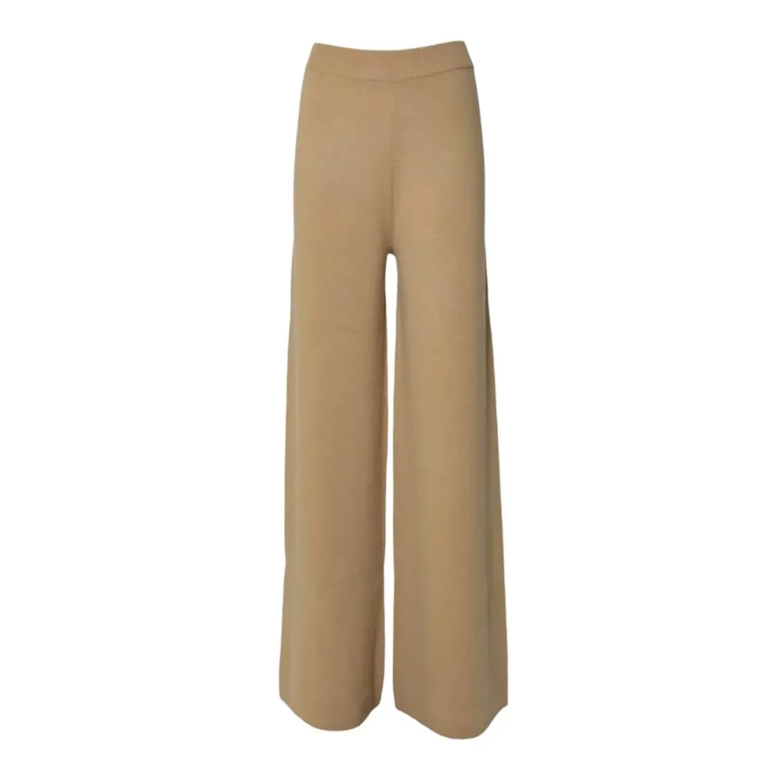 Max Mara - Wide-Leg Camel Trousers With High Waist - Größe S - beige Max Mara - Wide-Leg Camel Trousers With High Waist - Größe S - beige