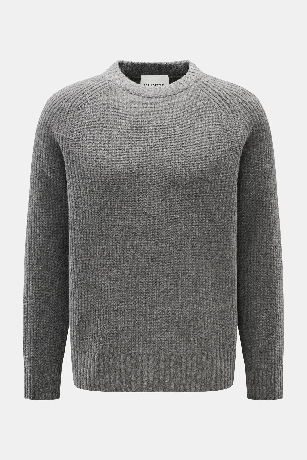 Closed - Herren - Rundhalspullover grau Closed - Herren - Rundhalspullover grau