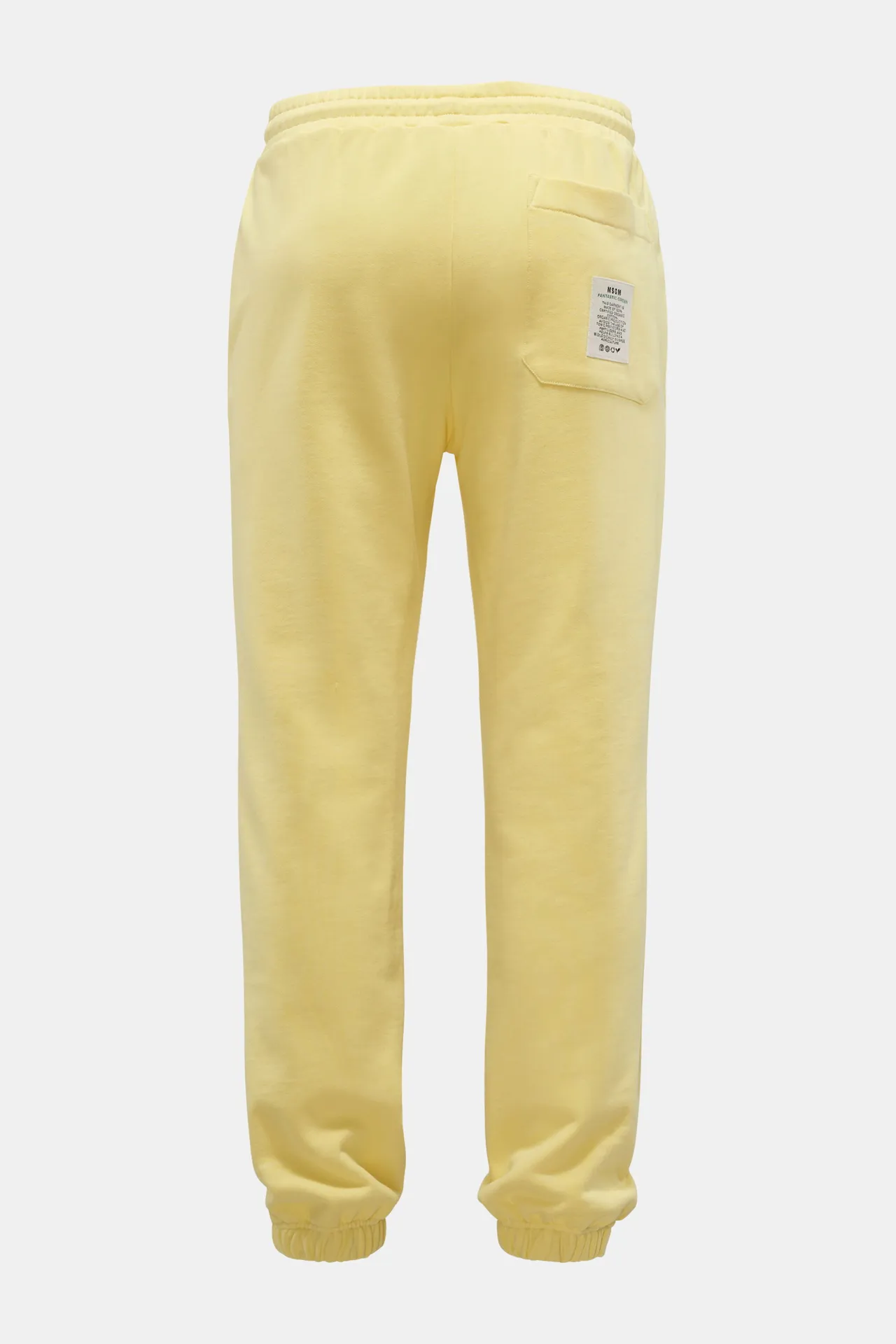 MSGM - Herren - Sweathose hellgelb – Bild 3