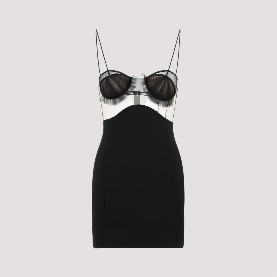 Nensi Dojaka - Black Explosive Flower Bra Dress - Größe M - schwarz – Bild 4