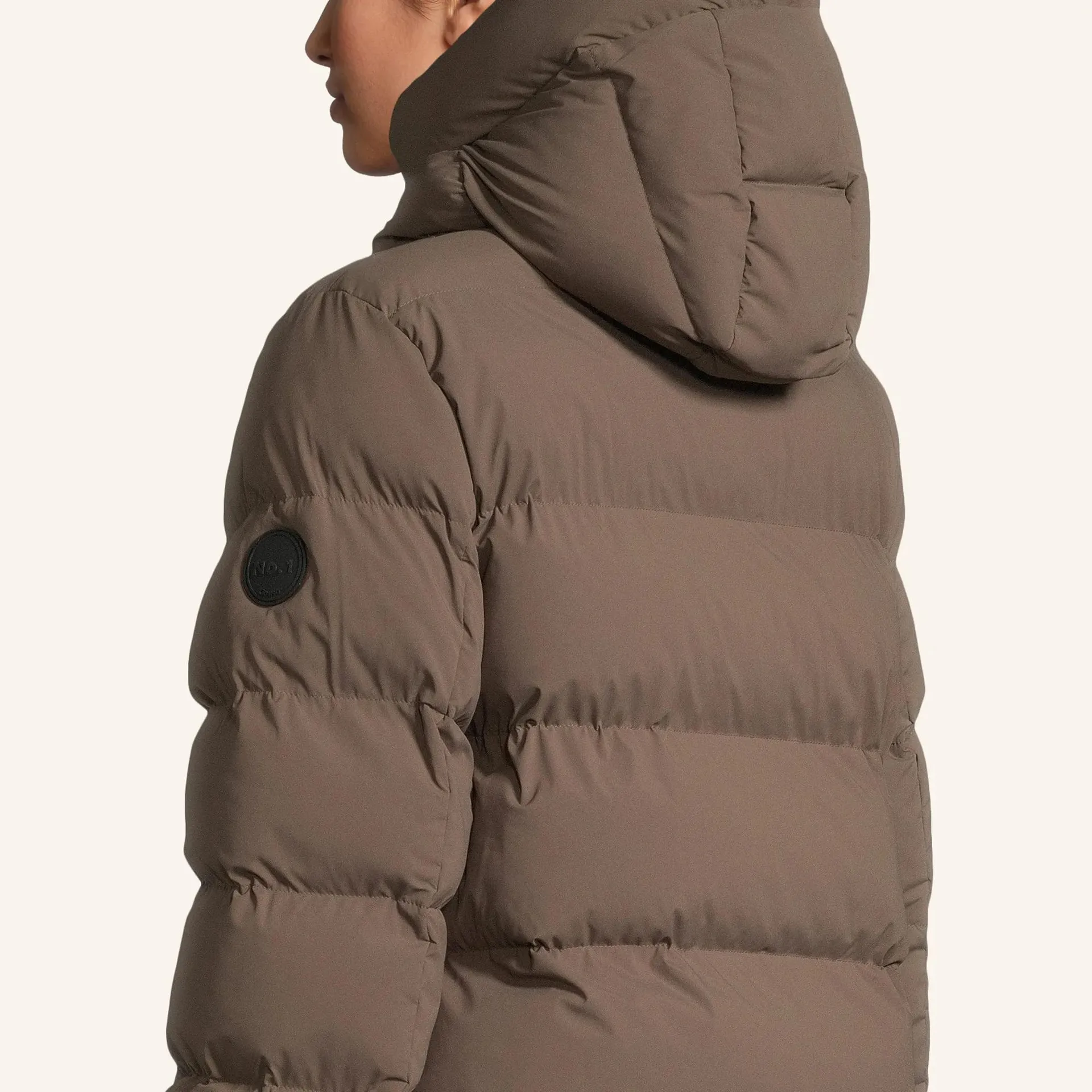 No1 Como - Steppjacke LINDA - Größe L - taupe – Bild 2