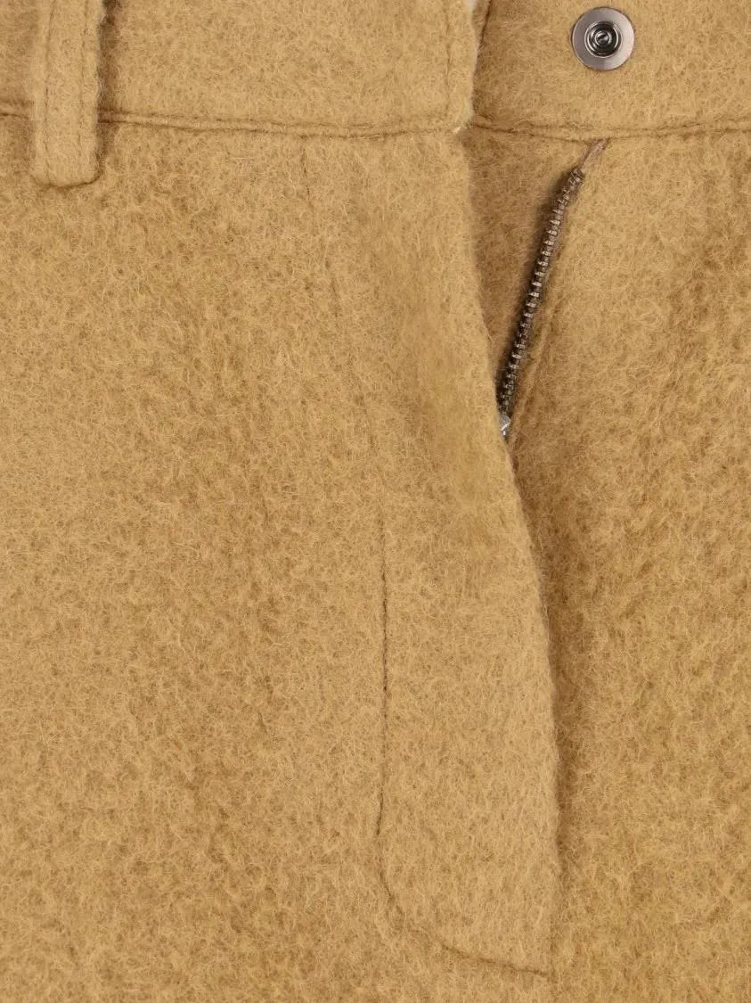 Low Classic - Wool-Alpaca Pants – Beige - Größe S - beige – Bild 3