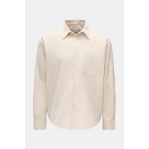 Ami Paris - Herren - Flanellhemd Kent-Kragen creme Ami Paris - Herren - Flanellhemd Kent-Kragen creme