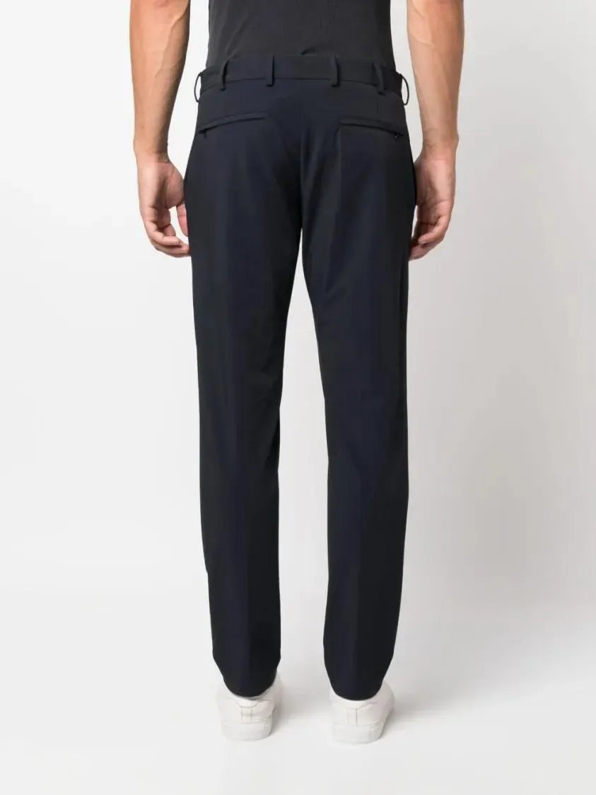 Pt Torino - Tailored Blue Trousers With Flat Front - Größe 48 - blau – Bild 3