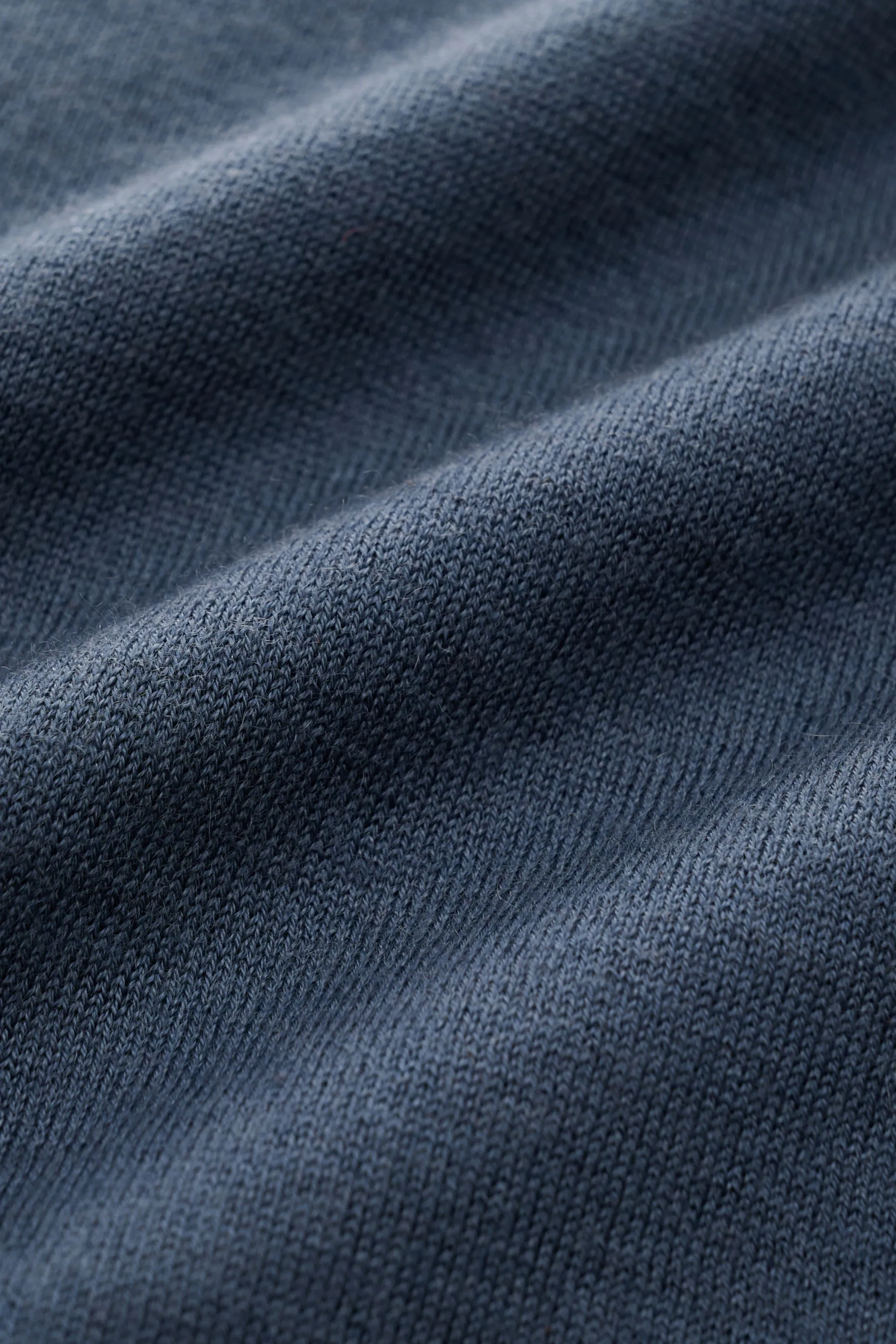 Lisa Yang - Herren - Cashmere V-Neck Kurzarm-Pullover 'Joakim' graublau – Bild 4