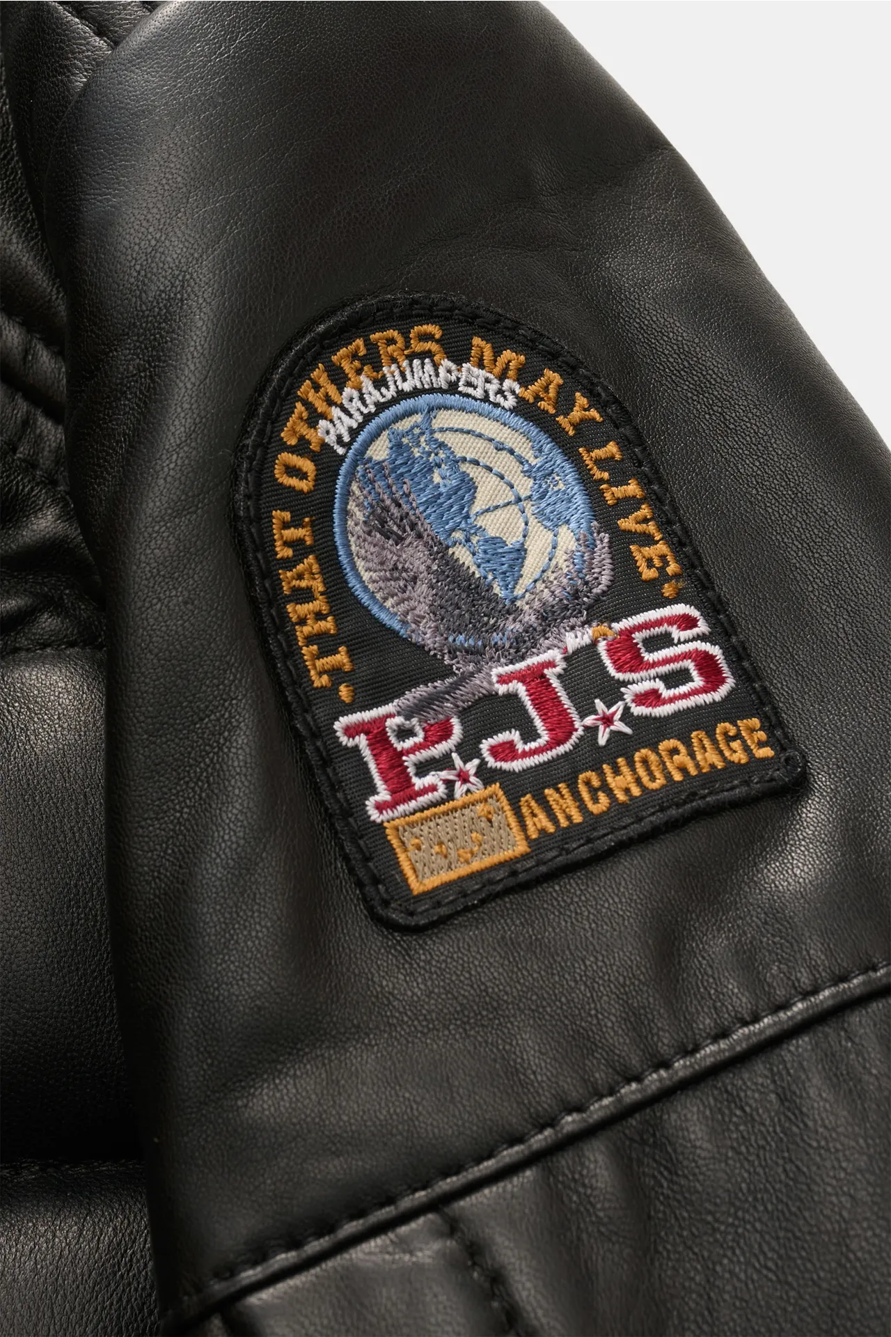 Parajumpers - Herren - Lederjacke 'Ernie' schwarz – Bild 5