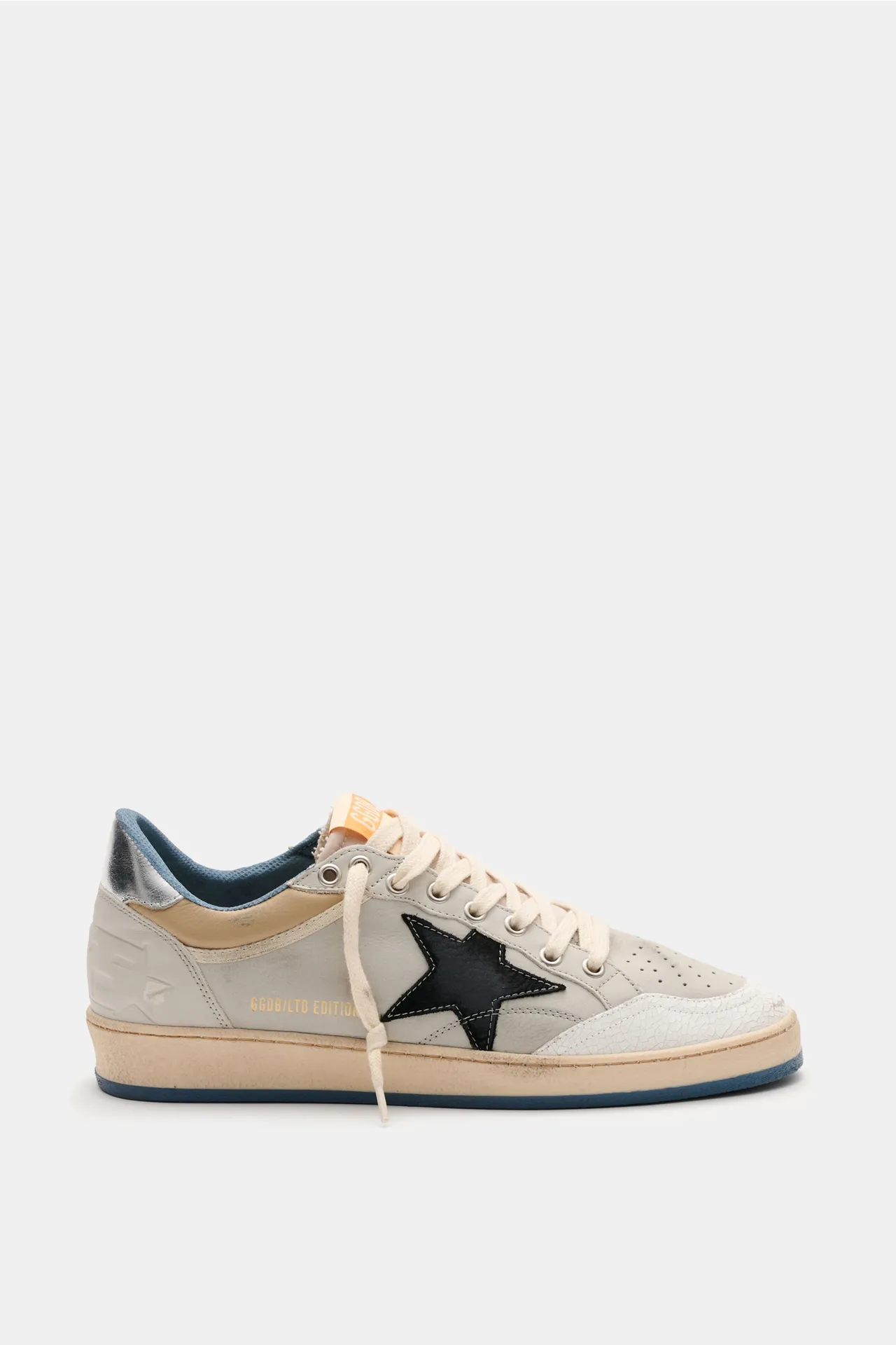 Golden Goose - Herren - Sneaker %27Ball Star%27 grau/offwhite/schwarz Golden Goose - Herren - Sneaker %27Ball Star%27 grau/offwhite/schwarz