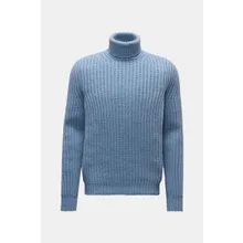 von Braun - Herren - Cashmere Rollkragenpullover rauchblau von Braun - Herren - Cashmere Rollkragenpullover rauchblau