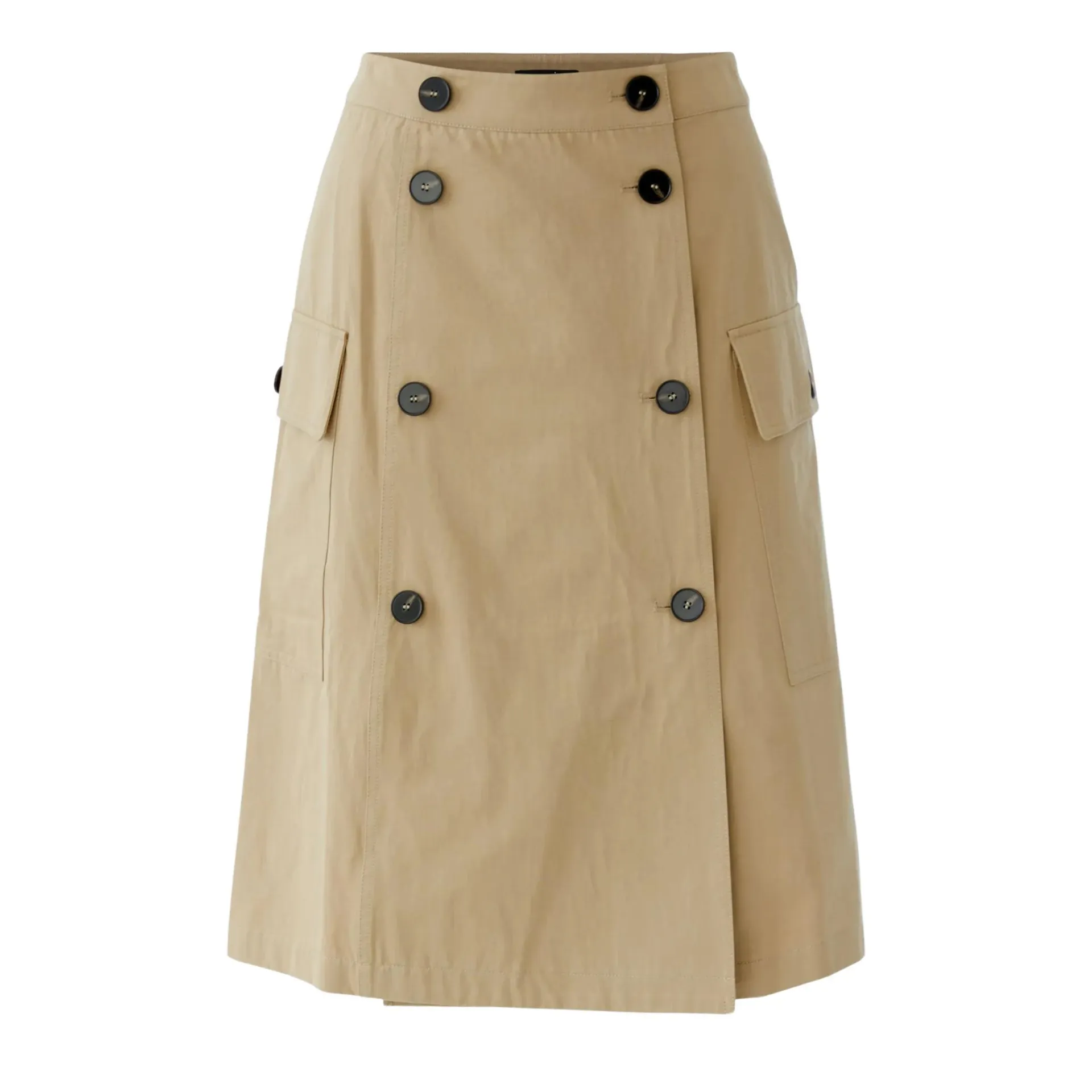 Oui - Wickelrock - Größe 42 DAMEN - braun Oui - Wickelrock - Größe 42 DAMEN - braun