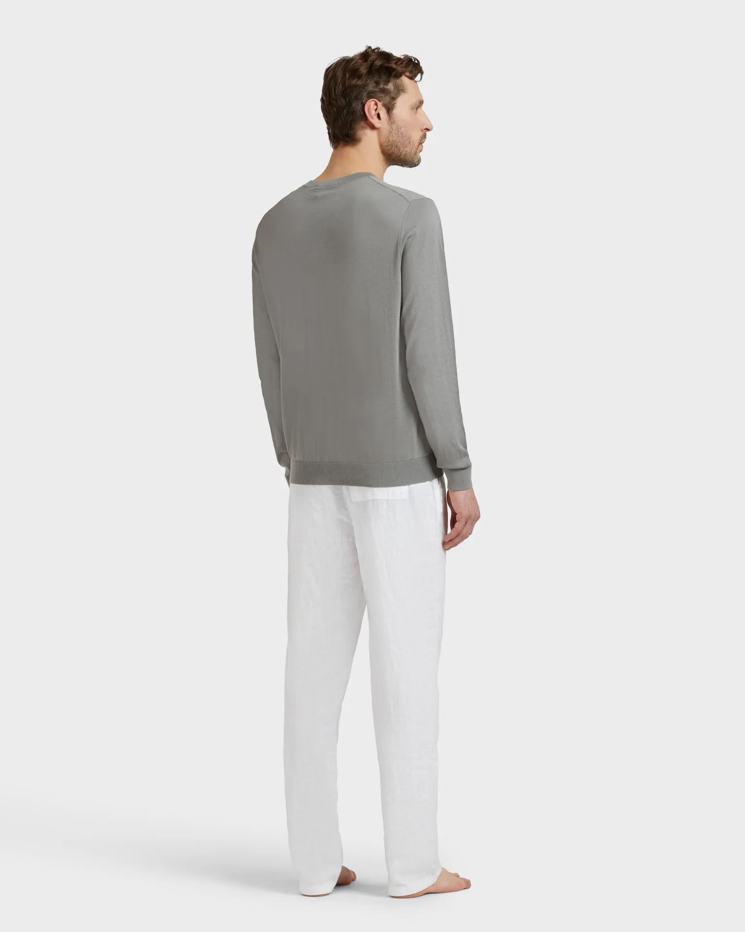 Vilebrequin - Turtle Pullover Aus Baumwolle Für Herren - Pullover - Rayol - Grau - Größe XL – Bild 4