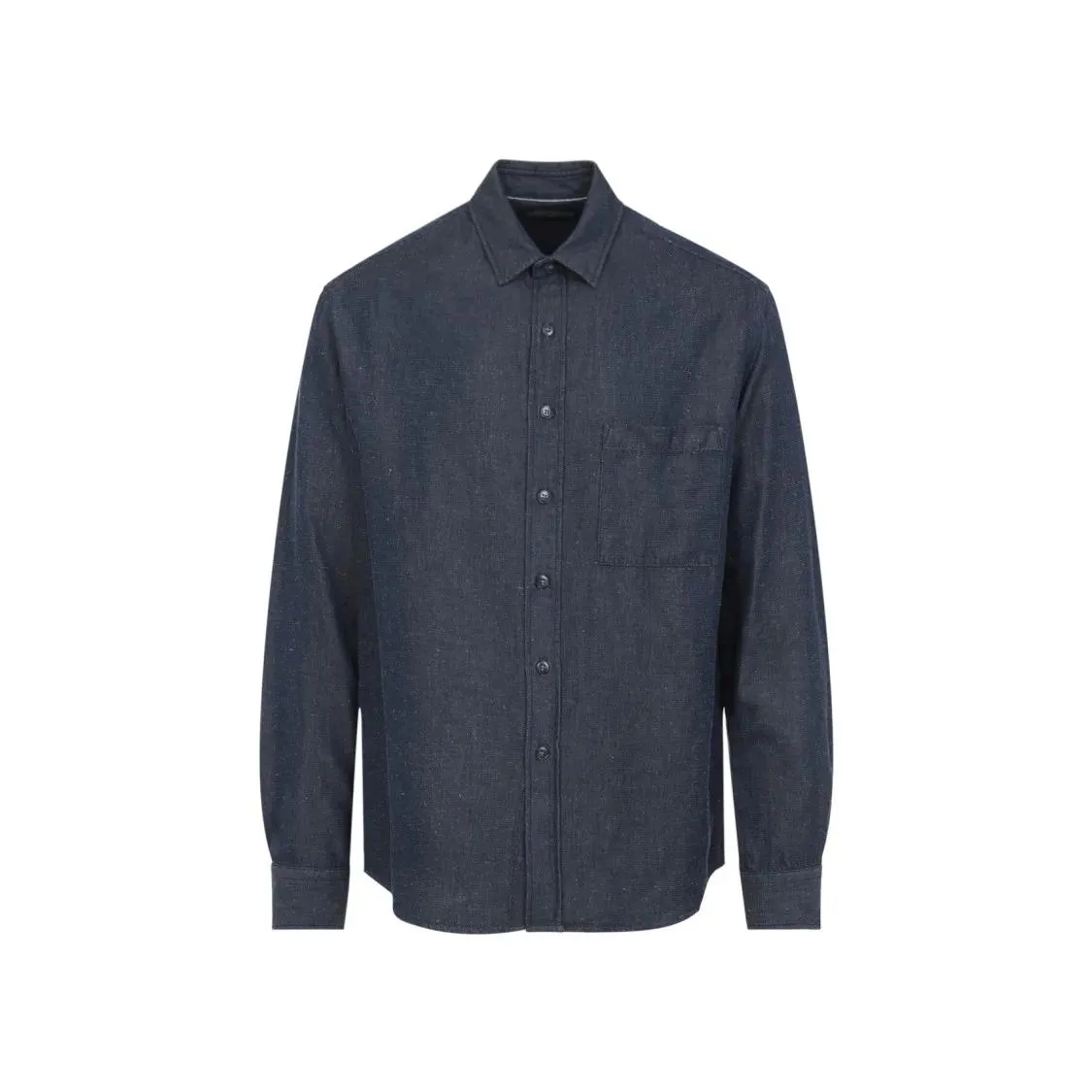 Canali - Cotton Blend Casual Shirt - Größe XL - blau Canali - Cotton Blend Casual Shirt - Größe XL - blau