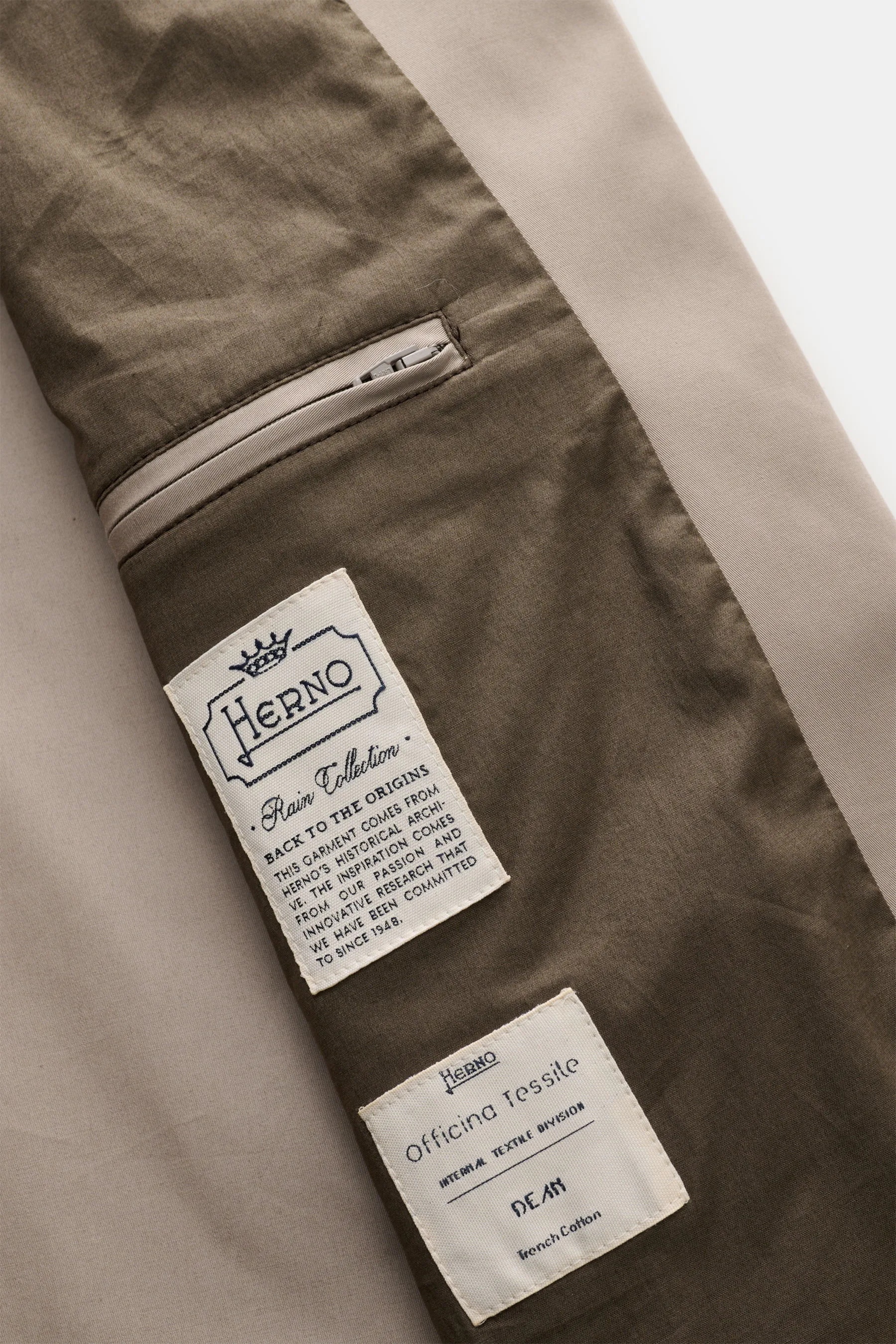 Herno - Herren - Mantel taupe – Bild 5