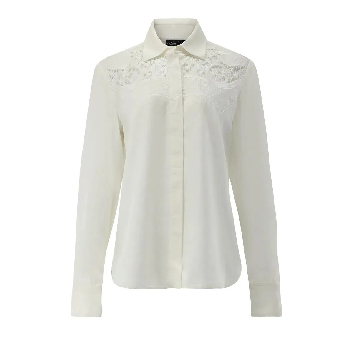 VAN LAACK - Bluse Modern Fit Uni - Größe 38 - beige VAN LAACK - Bluse Modern Fit Uni - Größe 38 - beige
