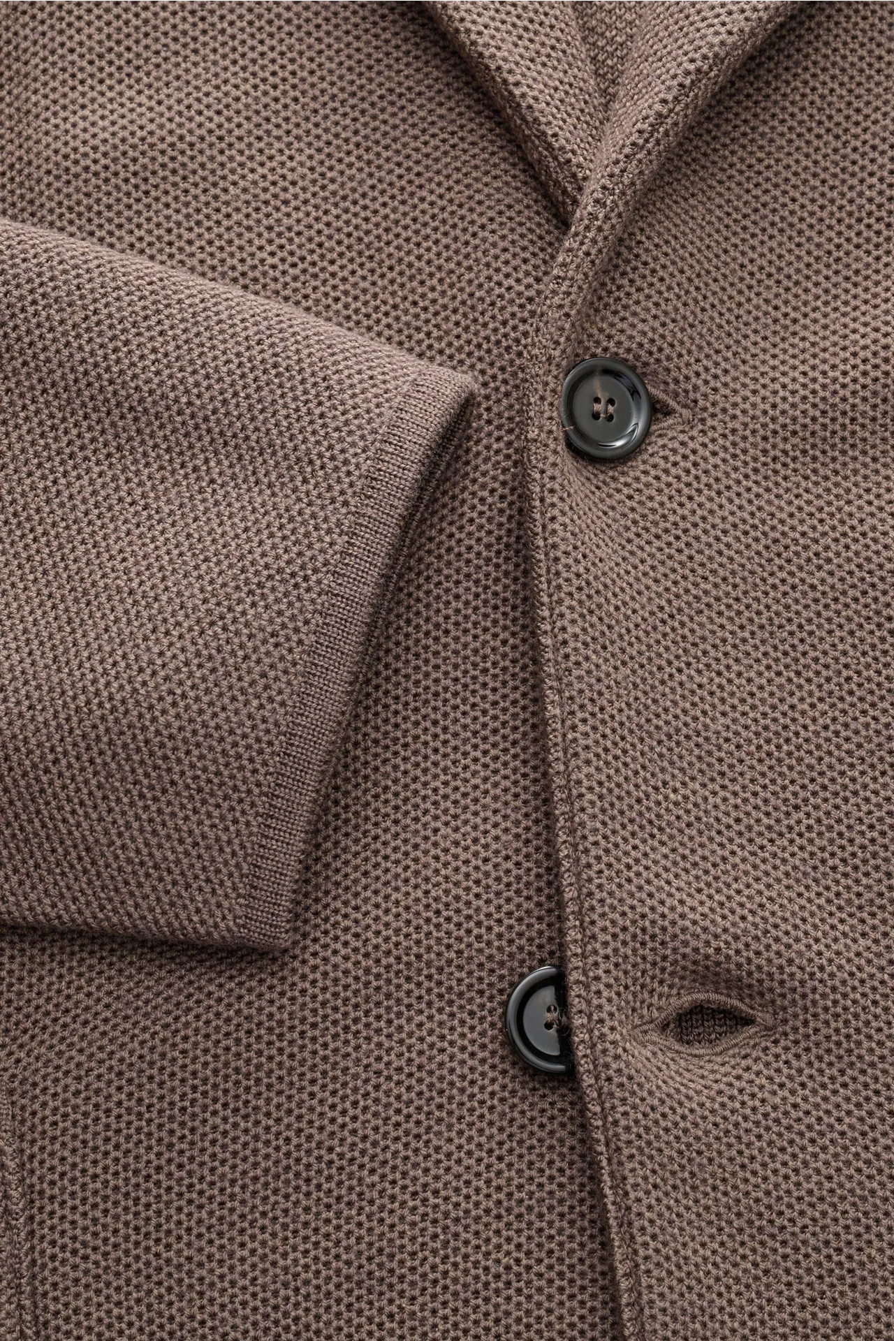 Lardini - Herren - Strickblazer graubraun – Bild 2