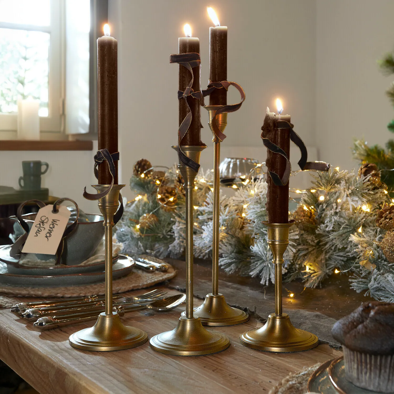 Kerzenständer 4er Set Namoris – Bild 4