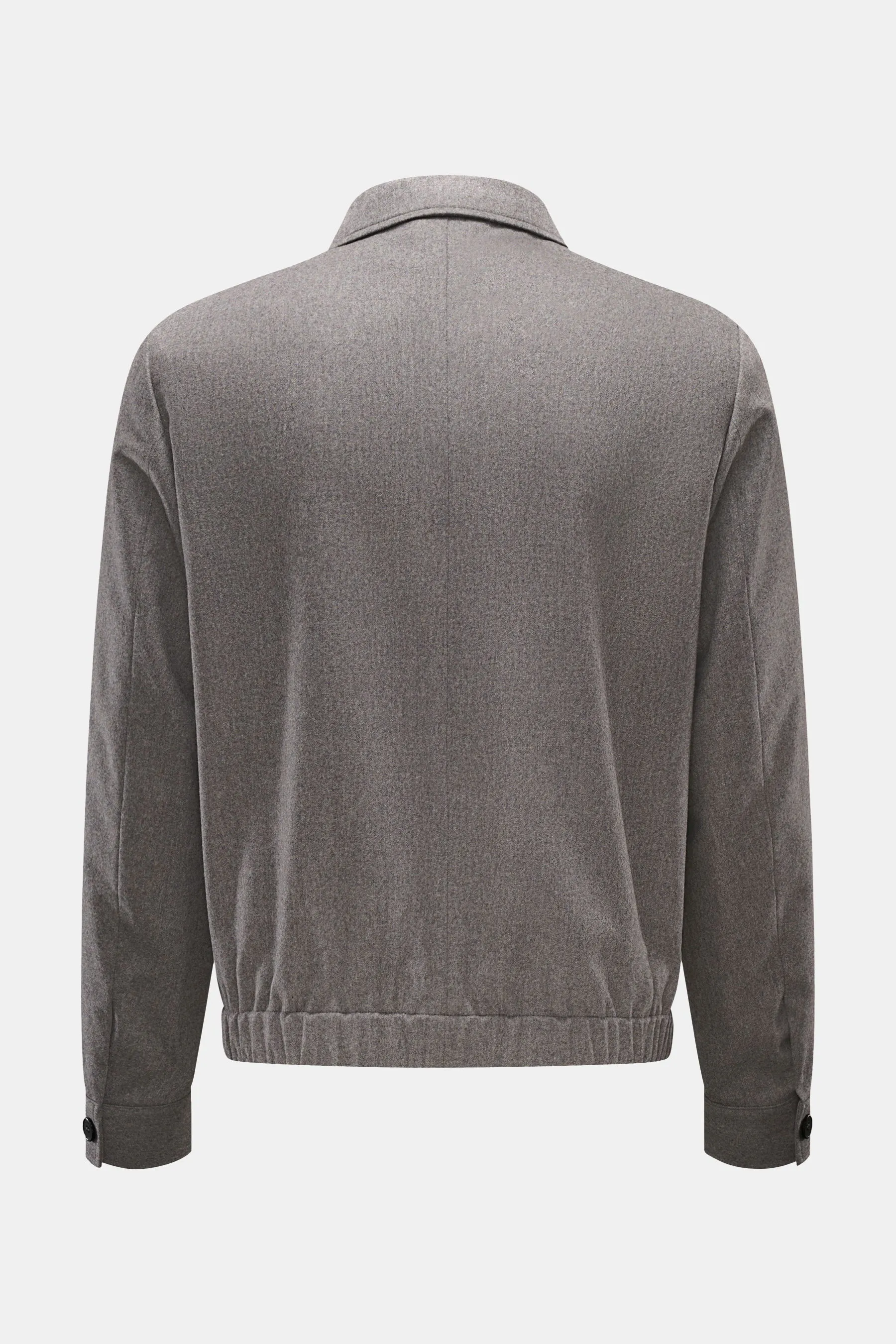 Incotex - Herren - Flanell-Blouson grau – Bild 2