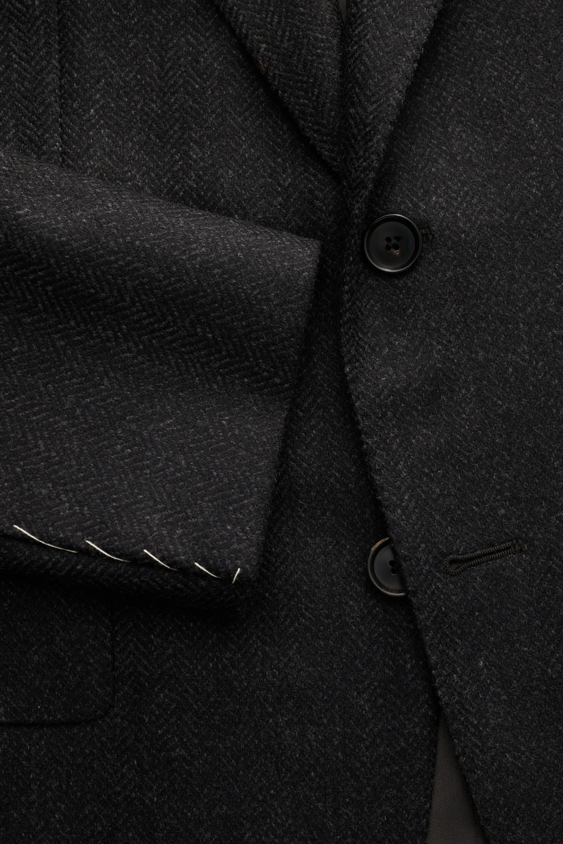 Caruso - Herren - Sakko 'Aida' anthrazit/dunkelgrau meliert – Bild 2