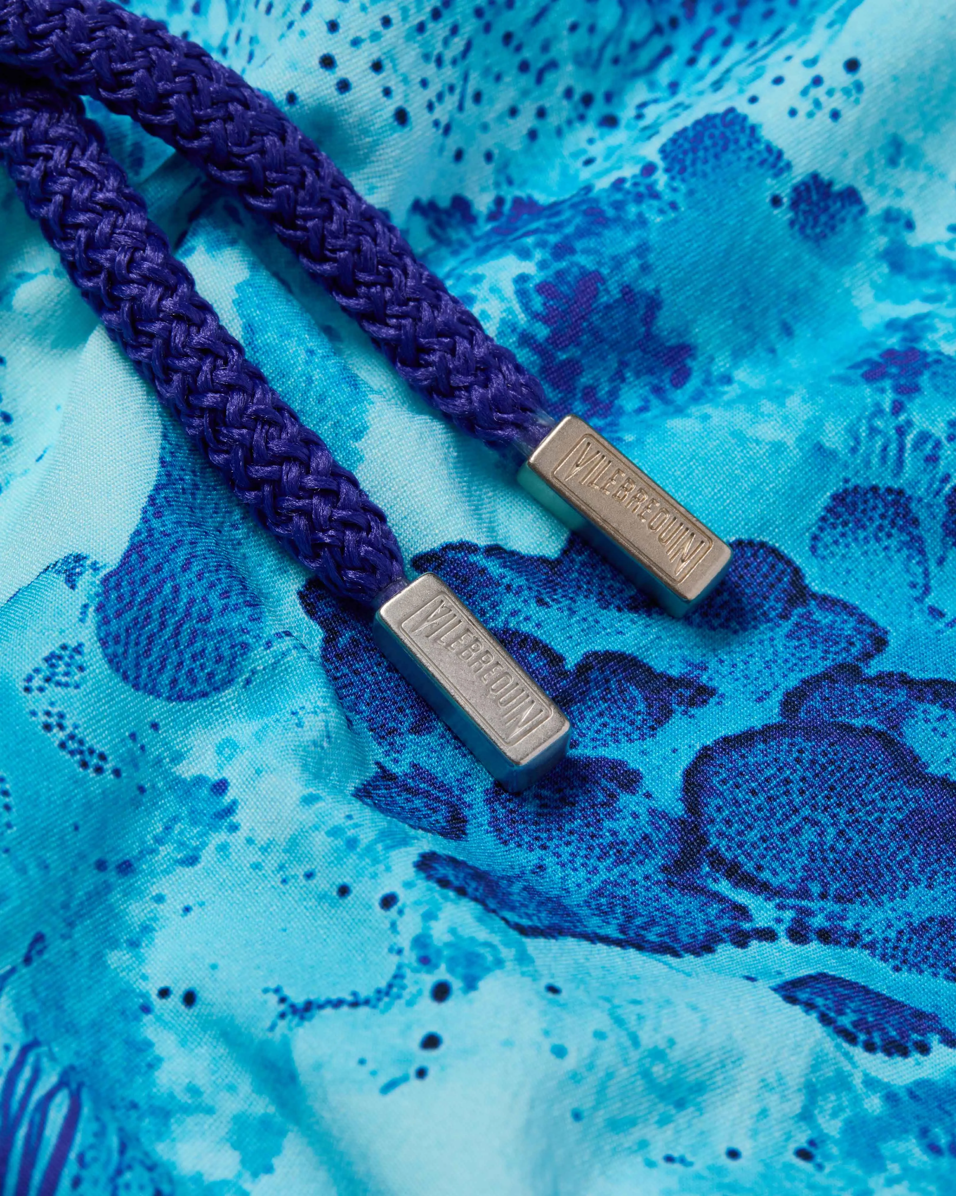 Vilebrequin - Kurze Coral Reef Stretch-badeshorts Für Herren - Bademode - Monrise - Blau - Größe S – Bild 5