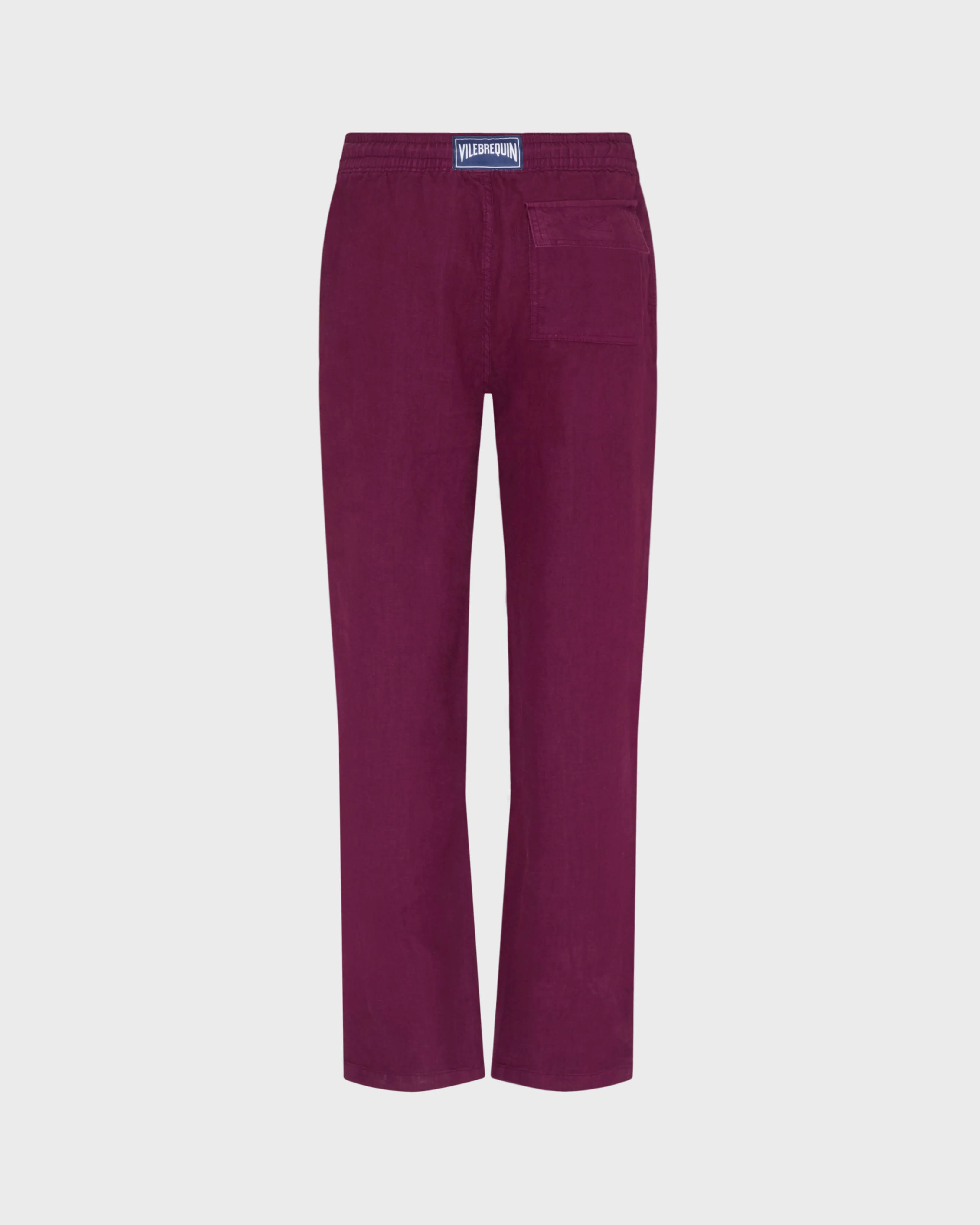 Vilebrequin - Solid Weite Leinenhose Für Herren - Hose - Pacha - Violett - Größe XXL – Bild 2